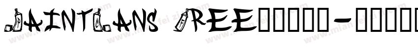 PaintCans Free00100字体转换